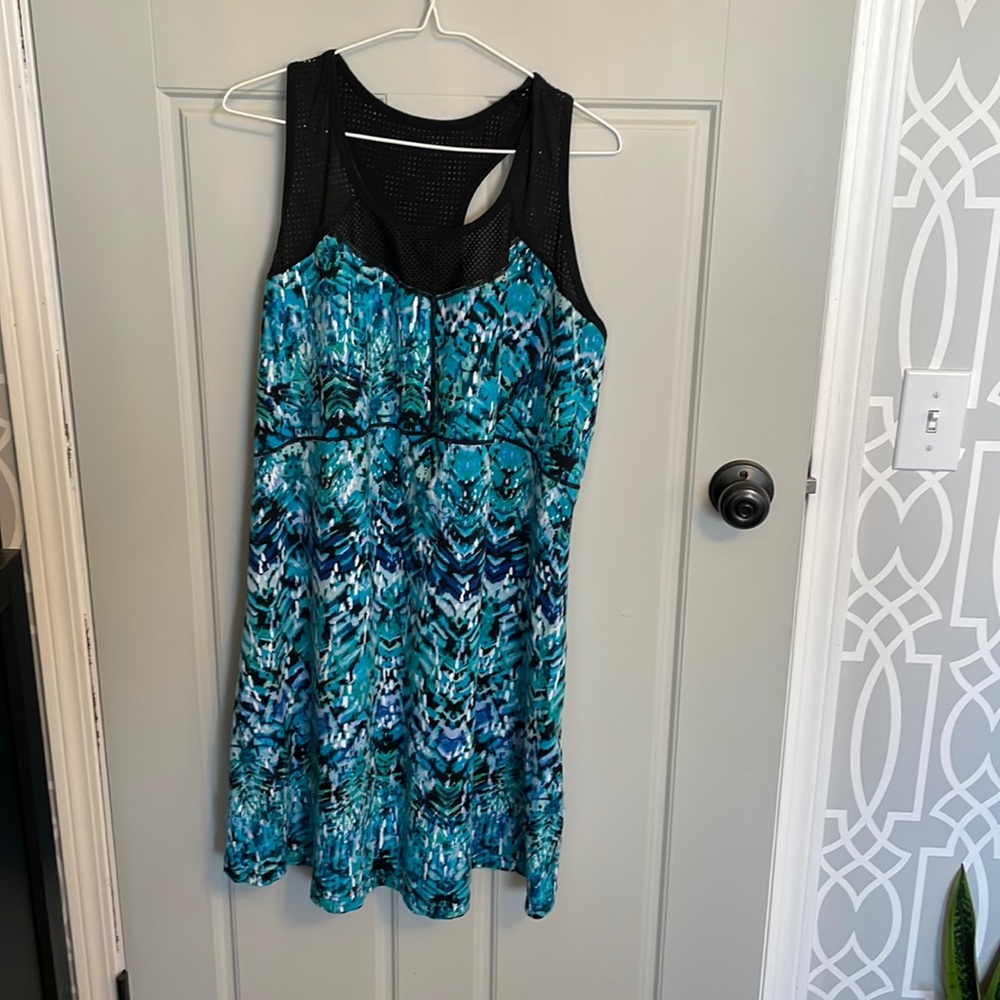 Blue / black athletic dress